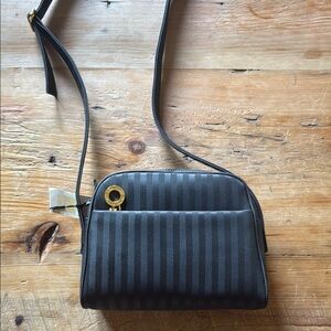 Black Striped Nine West bag